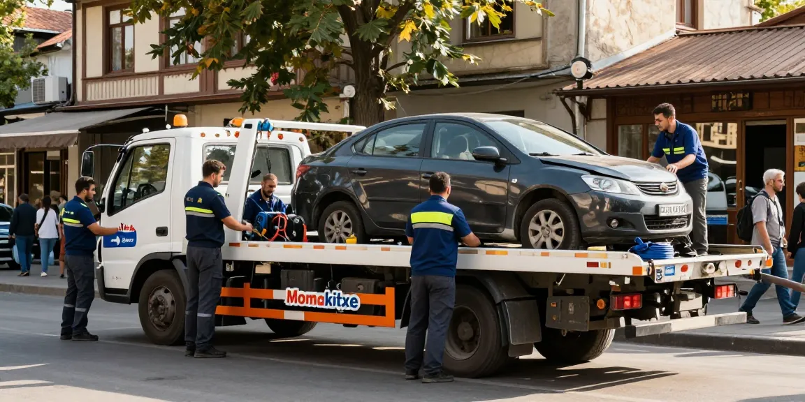 Evakuatori evakuatori tbilisi team assisting a driver in Tbilisi