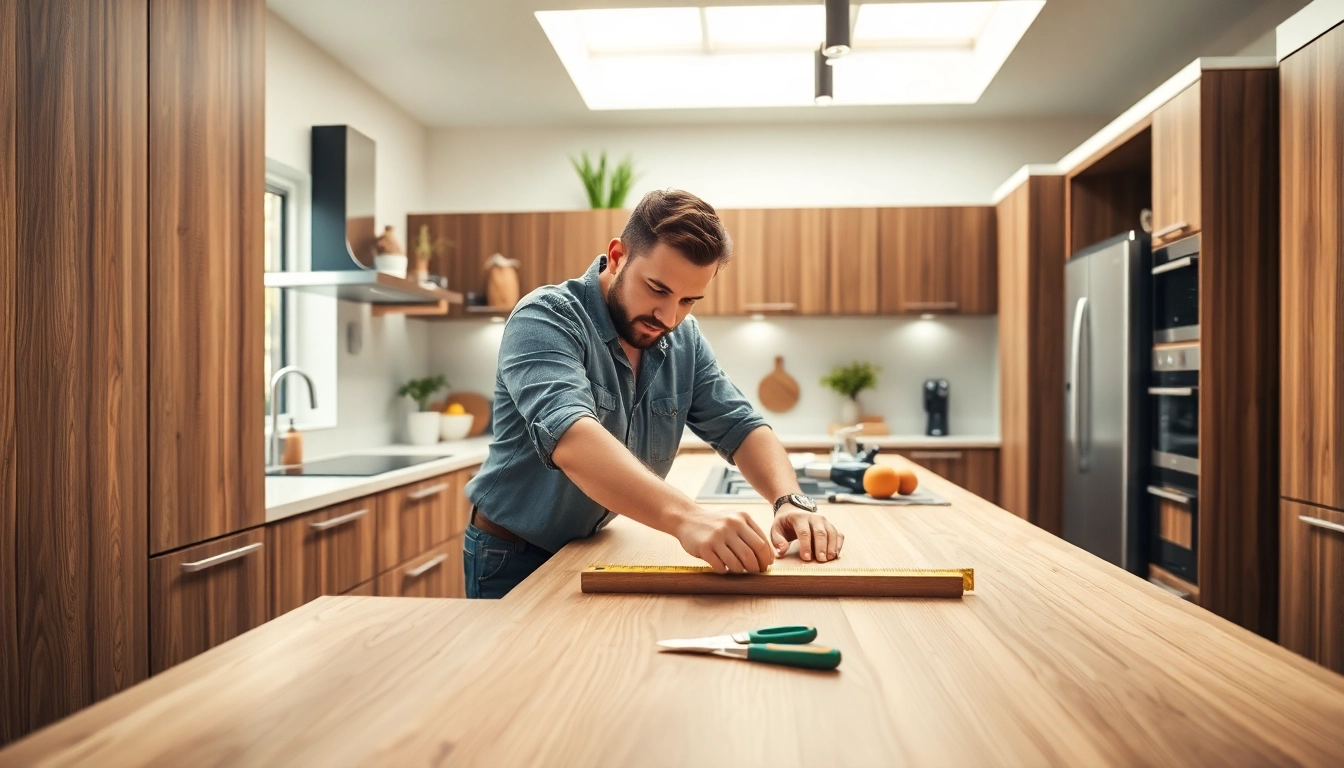 Find expert kitchen fitters near me transforming a modern space with elegant designs.