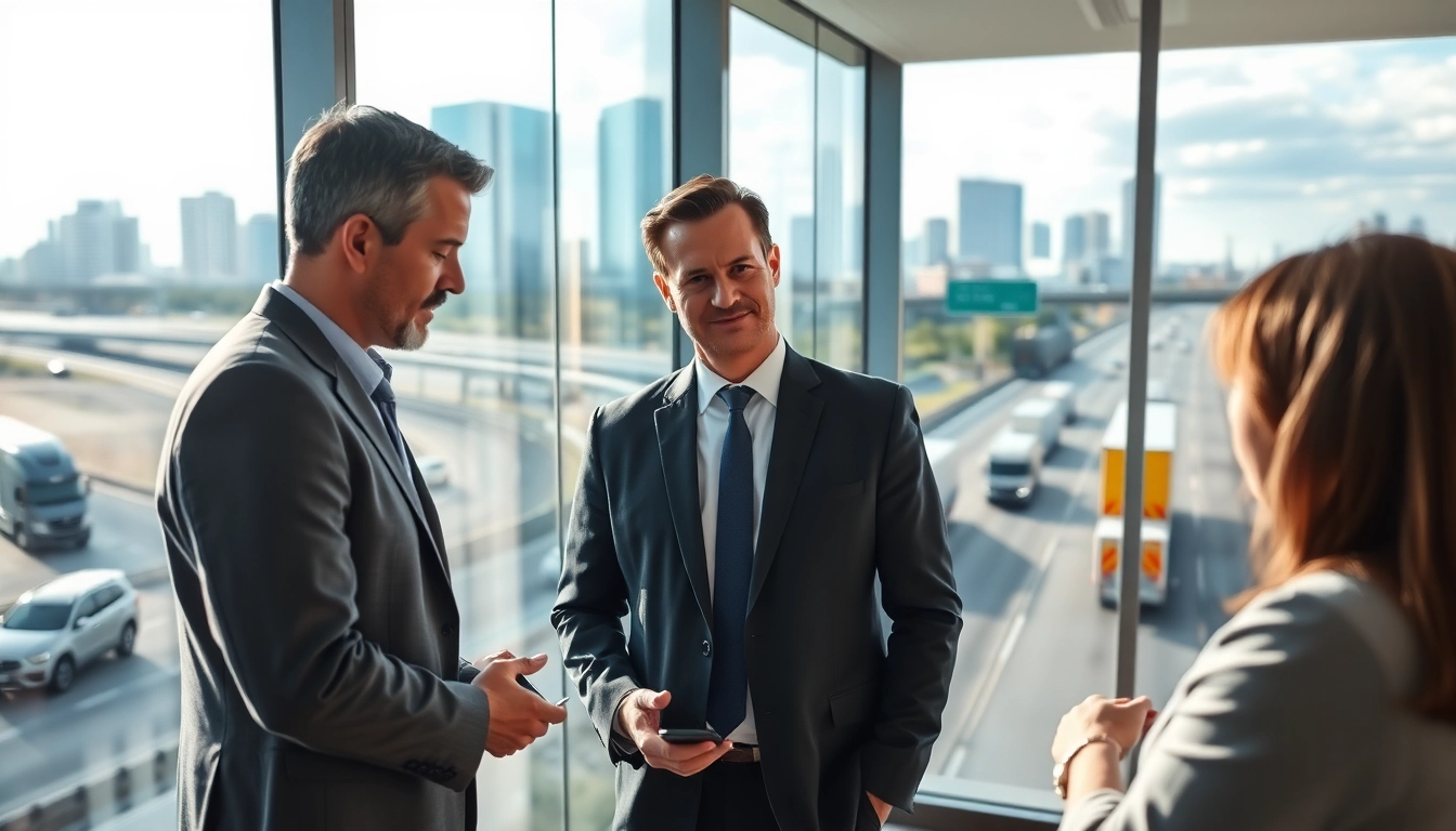 Clearwater truck accident lawyer consulting with a client in an office setting, showcasing professionalism and empathy.