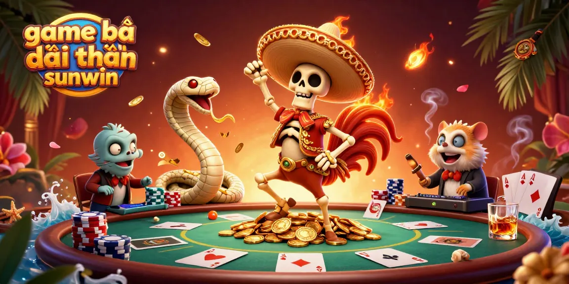Engage in exhilarating game bài đổi thưởng sunwin with vibrant characters and rich casino elements.