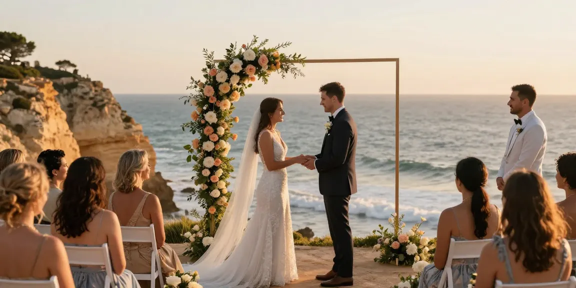 DR 70 wedding moments captured in Algarve's stunning sunsets.