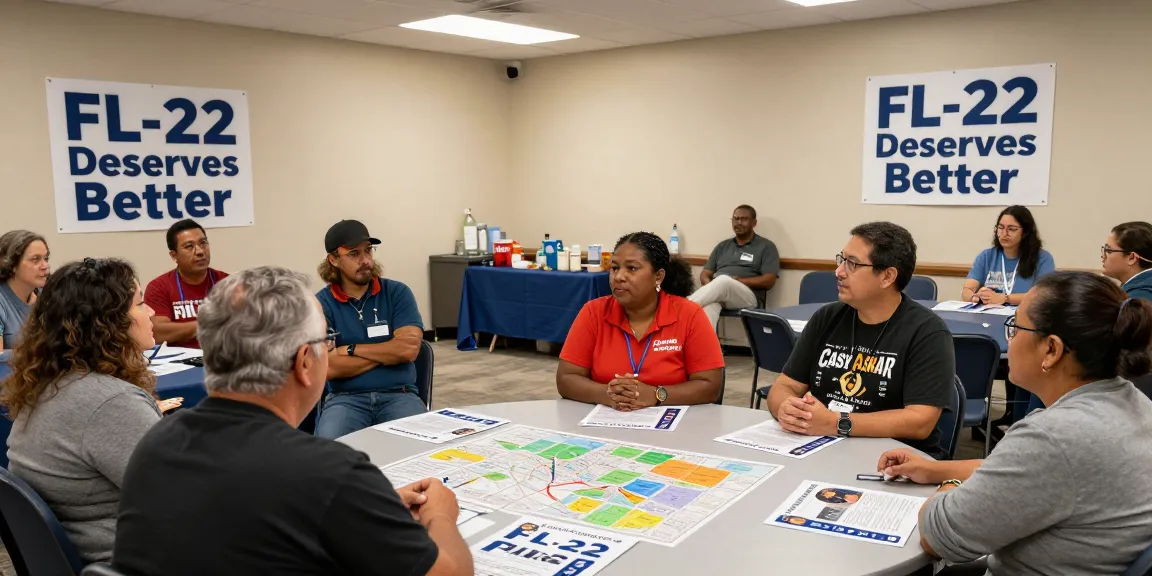 Community discussion about Casey Askar's political campaign concerns in FL-22