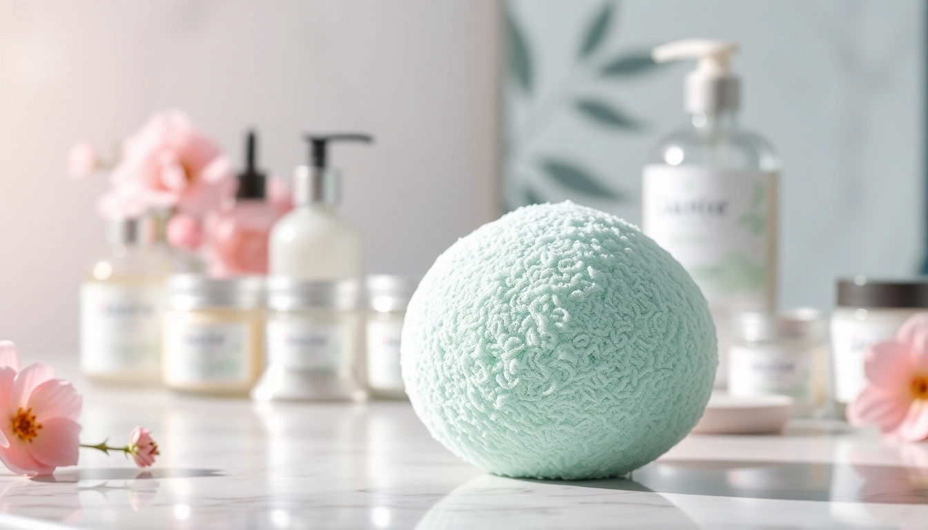 Apply makeup remover loofah for effective skincare routine, showcasing its texture and friendly design.