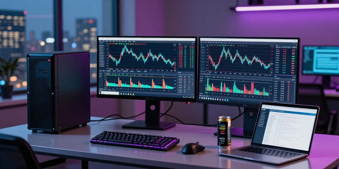 Futures trader using Polymarket VPS for real-time market analysis and trading strategies.