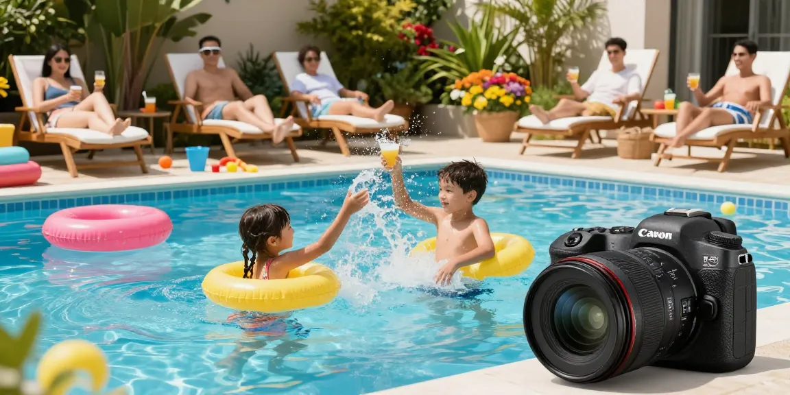 Dolphin Pool Services enhances family pool enjoyment with professional maintenance and vibrant garden ambiance.