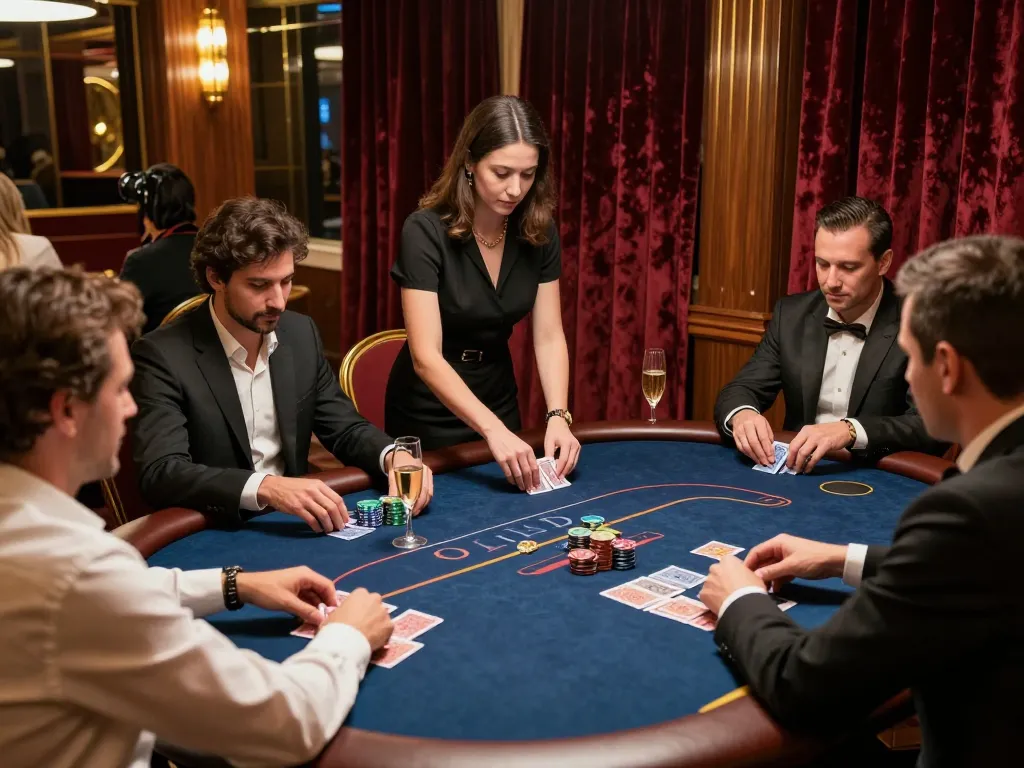 Experience high-stakes poker at LC88 with players strategizing on exclusive tables