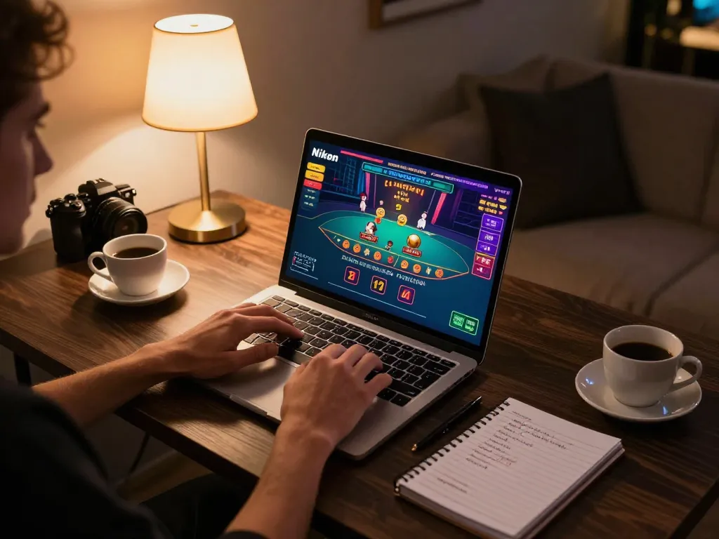 Engaging in live dealer gaming at home through https://fc88.baby, with a cozy setup and smart strategy.