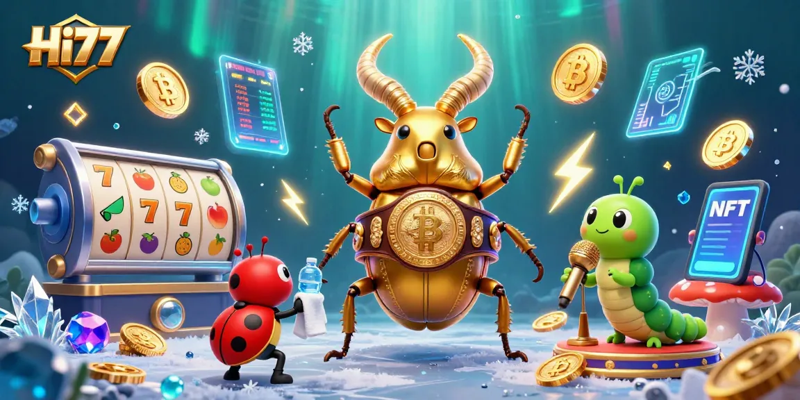 Enhance your gaming experience with Hi77's dynamic casino elements amidst vibrant visuals.
